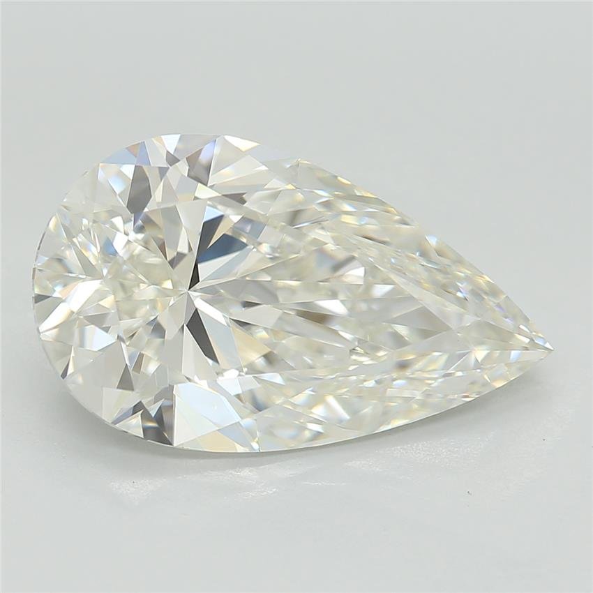 3.02ct G VVS2 Rare Carat Ideal Cut Pear Lab Grown Diamond