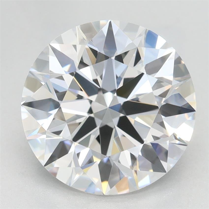 2.77ct D VVS1 Rare Carat Ideal Cut Round Lab Grown Diamond