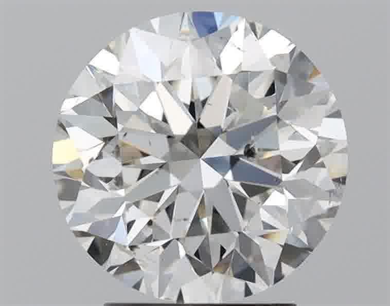 3.03ct H SI2 Very Good Cut Round Diamond