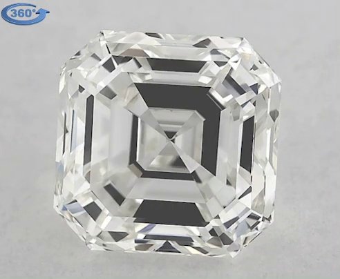 1.10ct I VS1 Very Good Cut Asscher Diamond