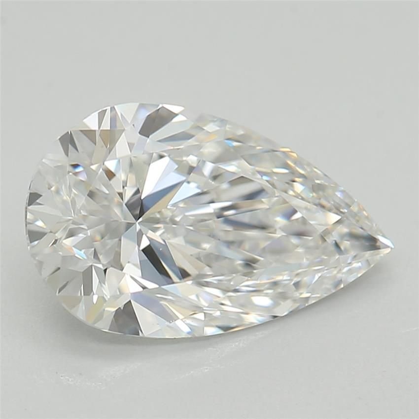1.36ct D VS1 Rare Carat Ideal Cut Pear Lab Grown Diamond