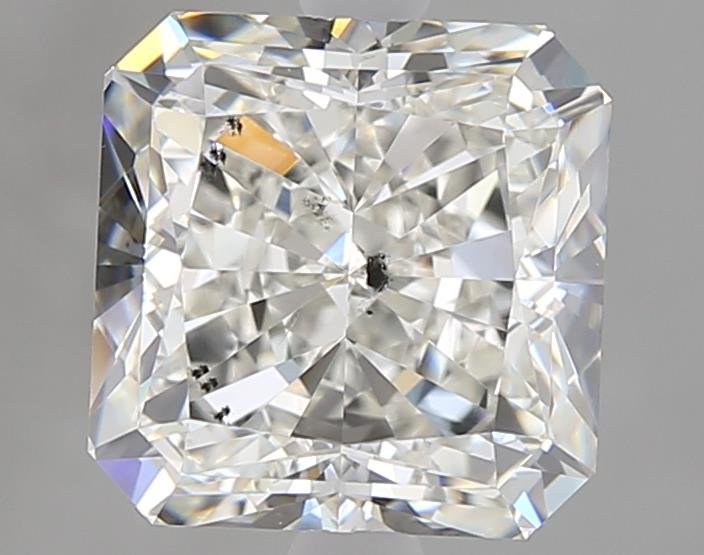 2.70ct I SI2 Rare Carat Ideal Cut Radiant Diamond