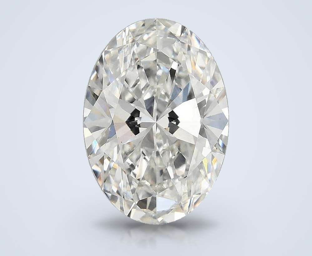3.95 Carat Oval Lab Diamond