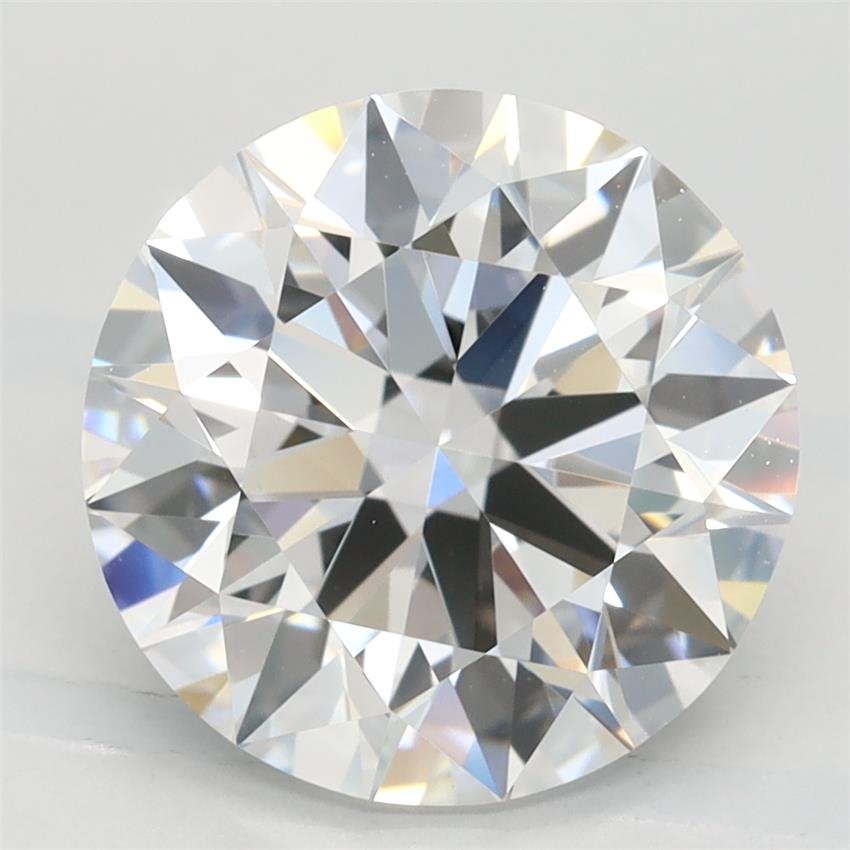 3.42ct D FL Rare Carat Ideal Cut Round Lab Grown Diamond