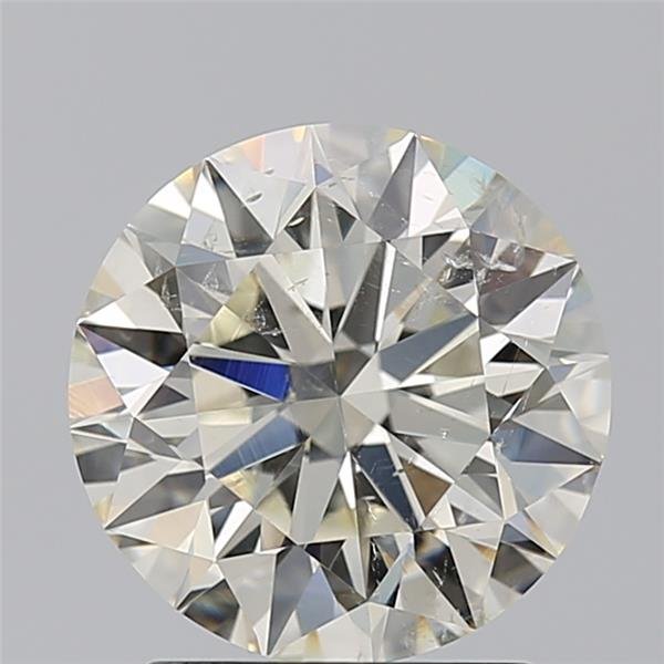 2.21ct K SI2 Rare Carat Ideal Cut Round Diamond
