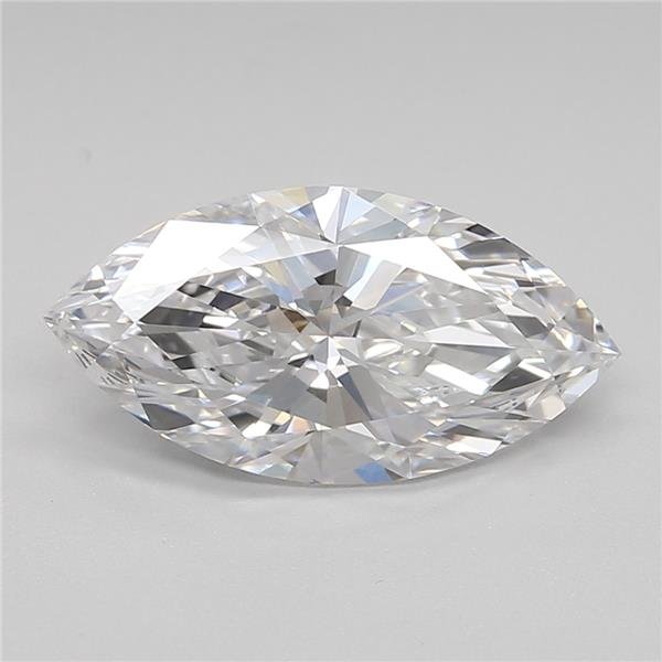 2.00ct D VVS2 Rare Carat Ideal Cut Marquise Lab Grown Diamond