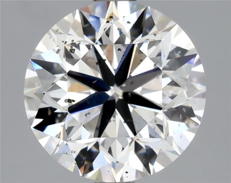 3.02ct F SI2 Very Good Cut Round Diamond