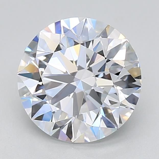 2.07ct D VVS1 Rare Carat Ideal Cut Round Lab Grown Diamond