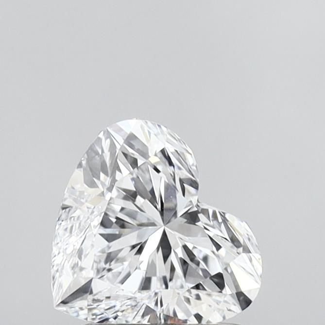 1.24ct D VVS2 Rare Carat Ideal Cut Heart Lab Grown Diamond