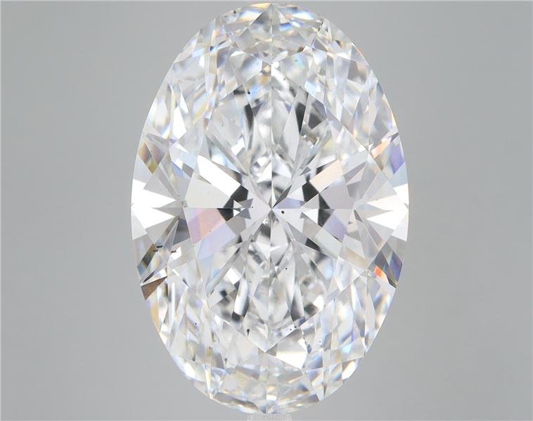 12.63ct F VS2 Rare Carat Ideal Cut Oval Lab Grown Diamond