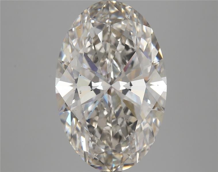 5.47ct I VS2 Rare Carat Ideal Cut Oval Lab Grown Diamond