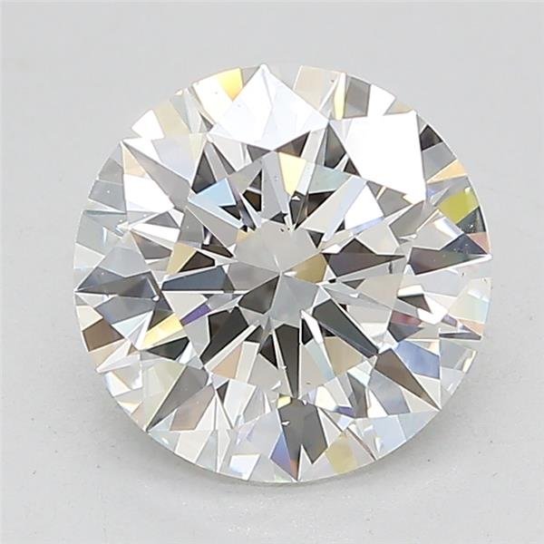 2.14ct E VS2 Rare Carat Ideal Cut Round Lab Grown Diamond