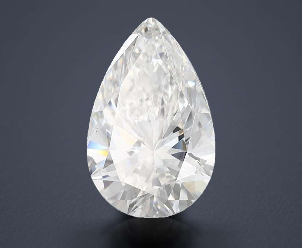 2.50 Carat Pear Lab Diamond