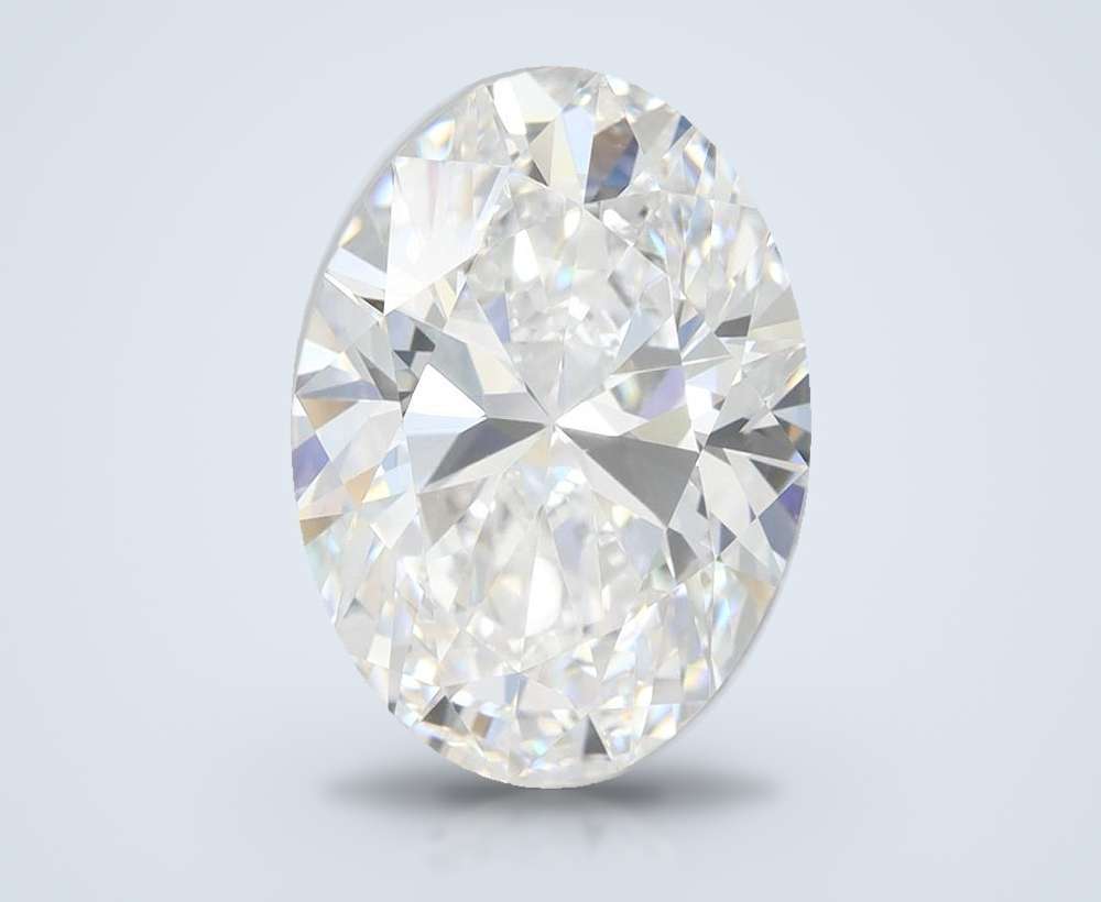 3.91 Carat Oval Lab Diamond
