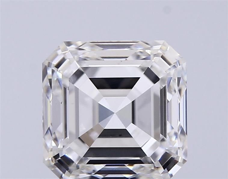 3.06ct F VVS2 Very Good Cut Asscher Lab Grown Diamond
