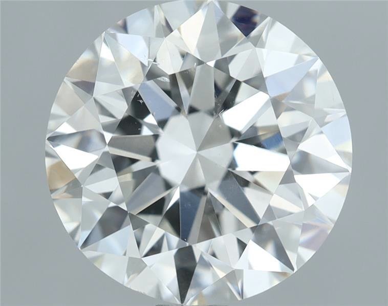 2.51ct I SI2 Rare Carat Ideal Cut Round Diamond