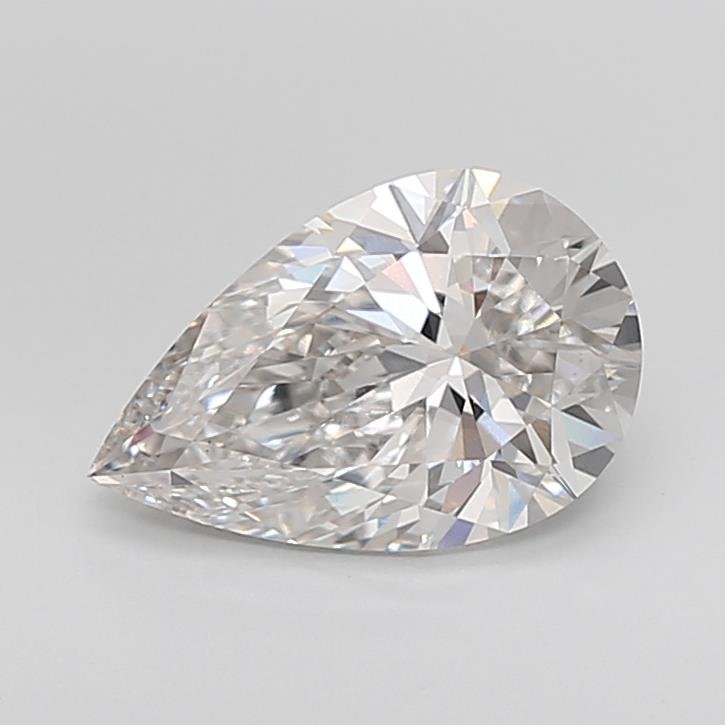 3.01ct H VS1 Rare Carat Ideal Cut Pear Lab Grown Diamond