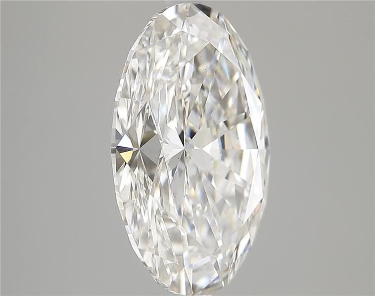 5.17ct H VS2 Rare Carat Ideal Cut Oval Lab Grown Diamond