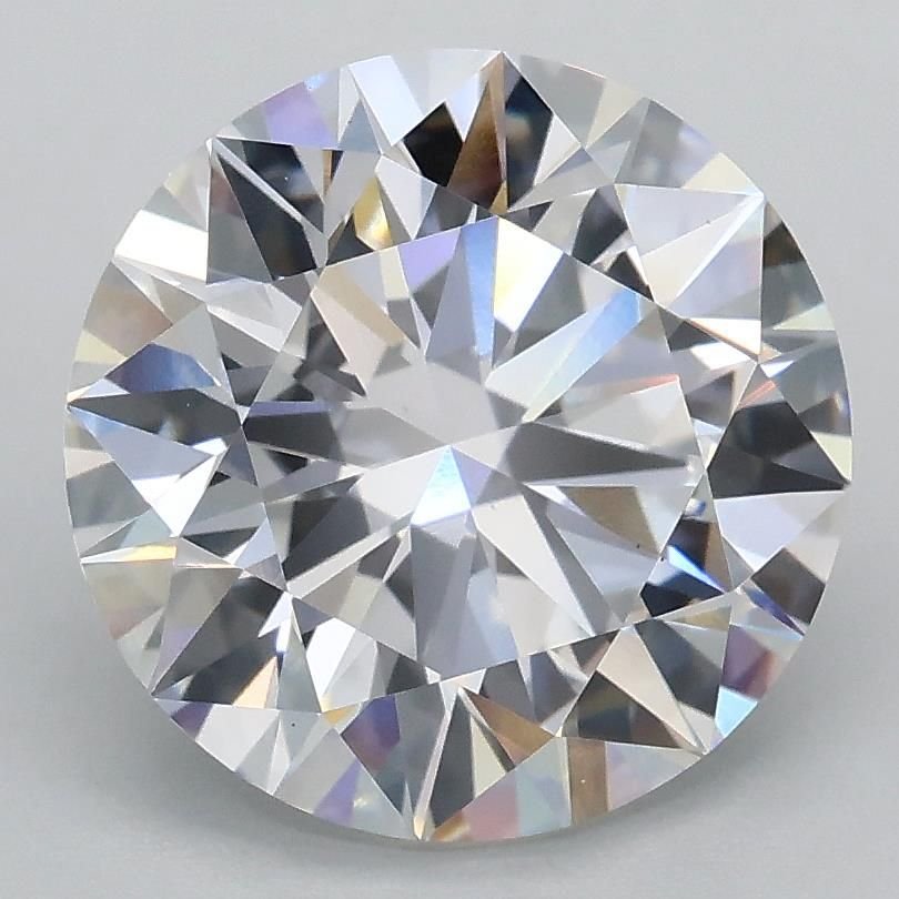 3.09ct E VS1 Rare Carat Ideal Cut Round Lab Grown Diamond