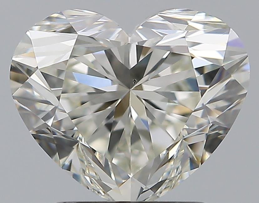 2.01ct K SI1 Rare Carat Ideal Cut Heart Diamond