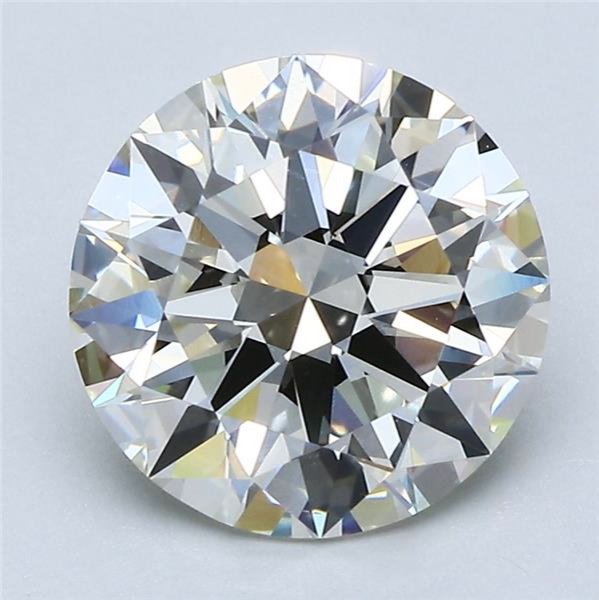 2.91ct K VS2 Excellent Cut Round Diamond