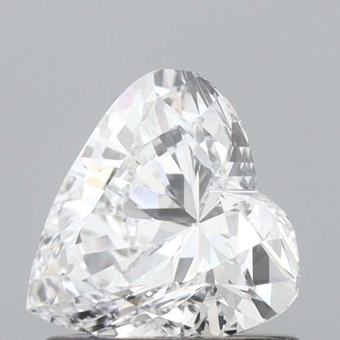 0.86ct D VS1 Rare Carat Ideal Cut Heart Lab Grown Diamond