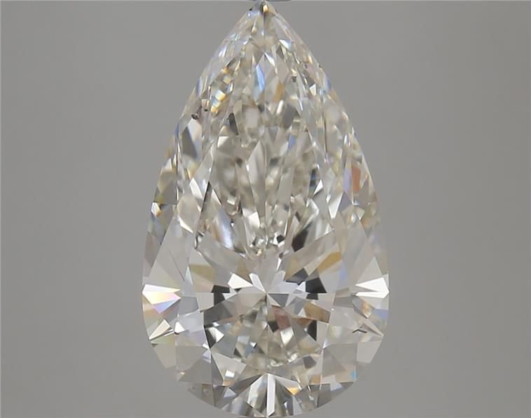 5.34ct H VS2 Rare Carat Ideal Cut Pear Lab Grown Diamond