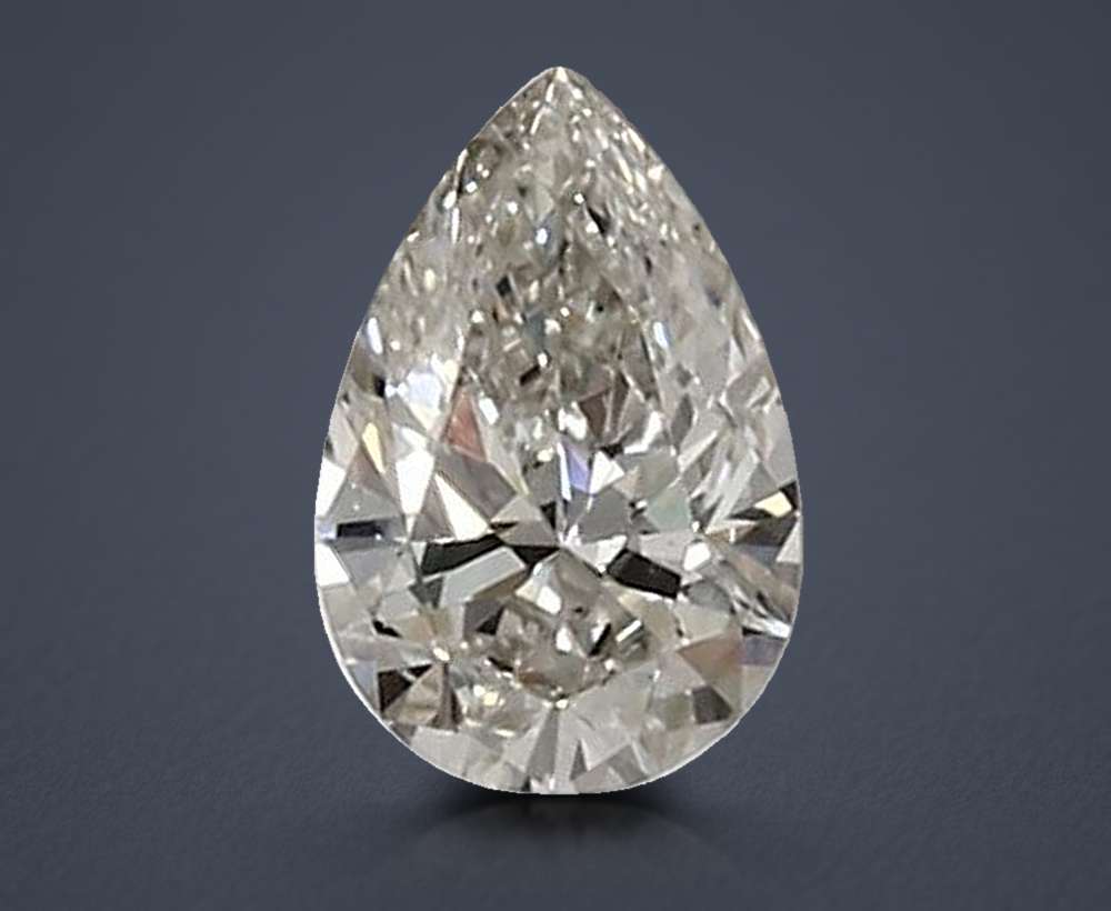 0.42 Carat Pear Lab Diamond