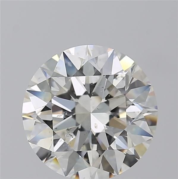 4.58ct H SI2 Rare Carat Ideal Cut Round Diamond