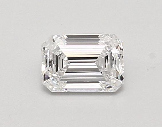 0.59ct D VVS2 Rare Carat Ideal Cut Emerald Lab Grown Diamond