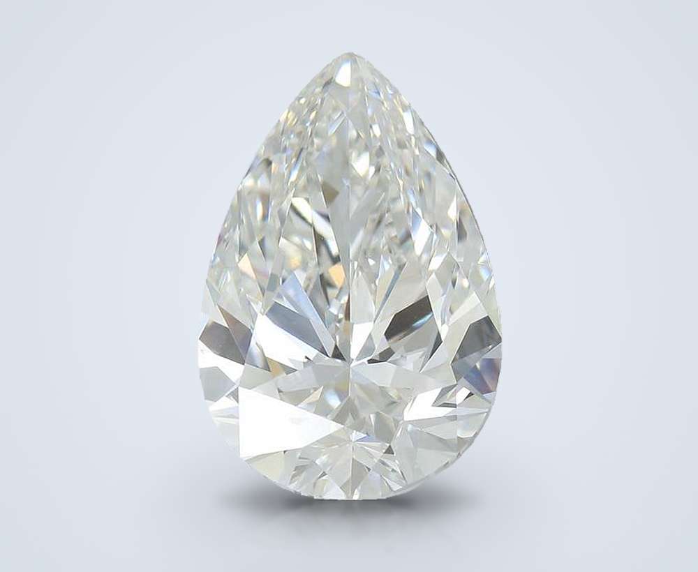 5.24 Carat Pear Lab Diamond
