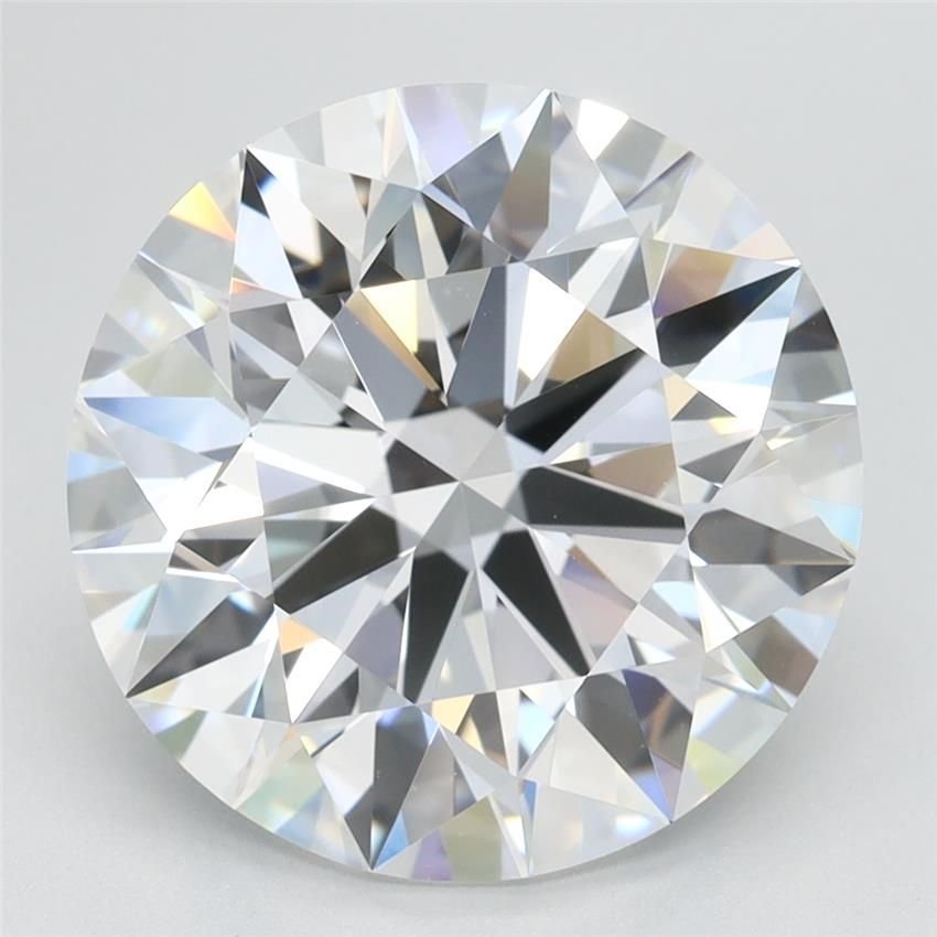 5.23ct D VVS1 Rare Carat Ideal Cut Round Lab Grown Diamond
