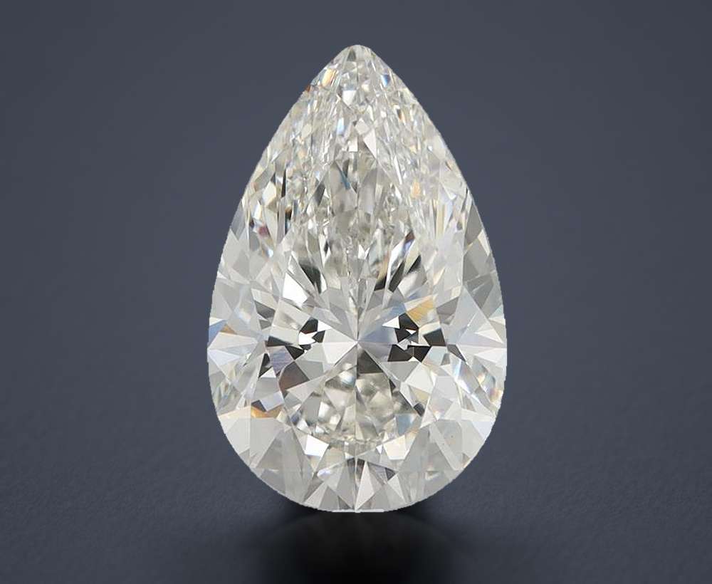 3.57 Carat Pear Lab Diamond