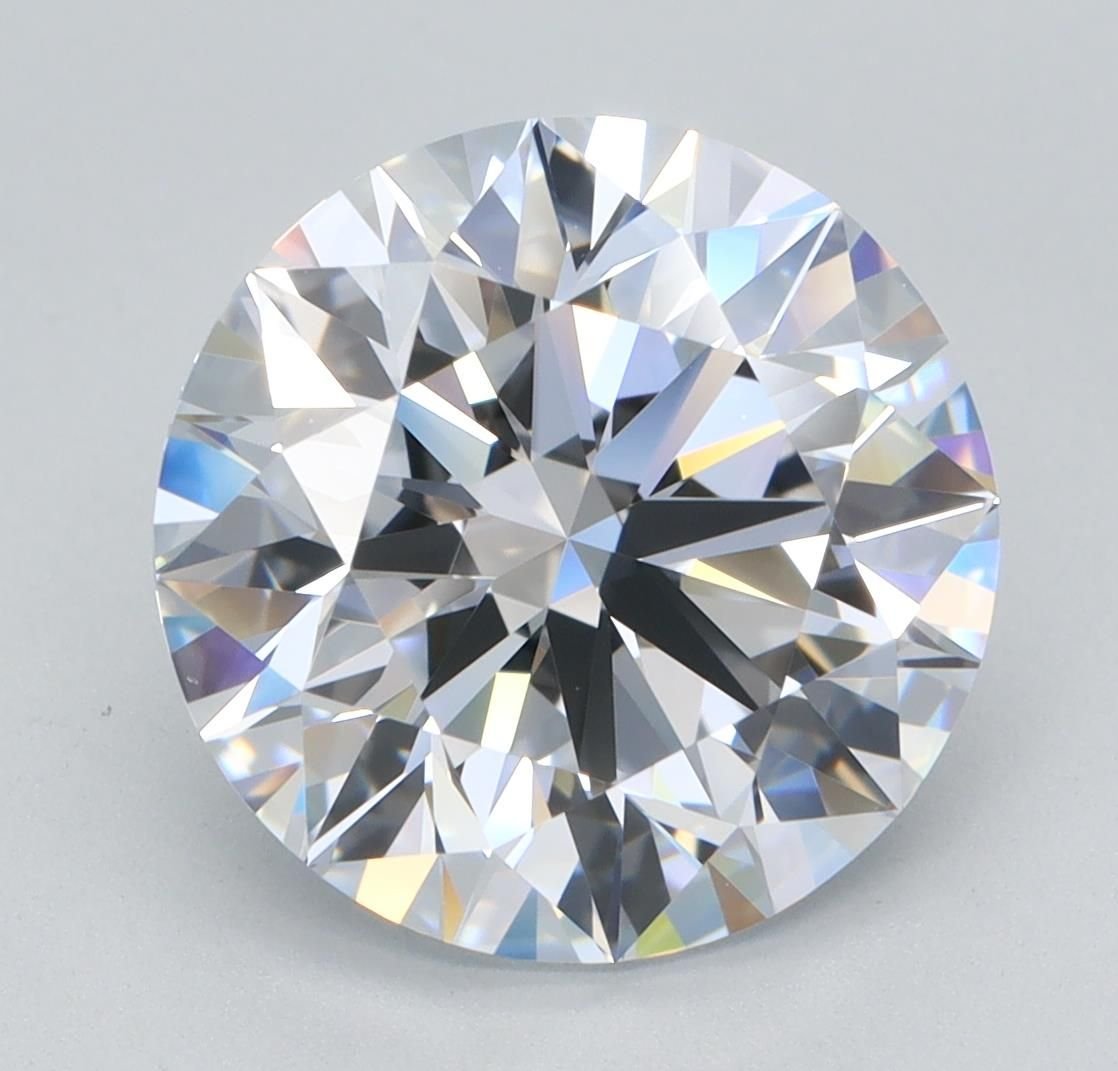 3.64ct F VVS1 Rare Carat Ideal Cut Round Lab Grown Diamond