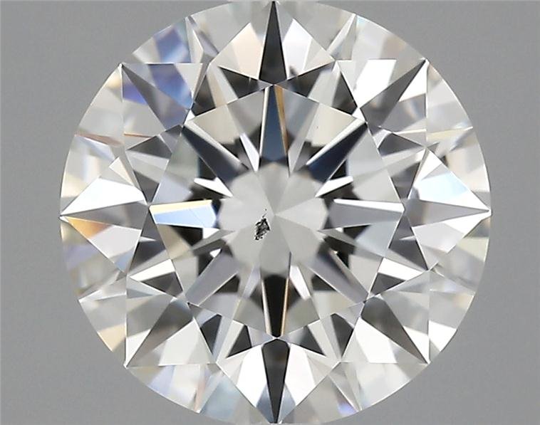 2.01ct G SI1 Rare Carat Ideal Cut Round Diamond