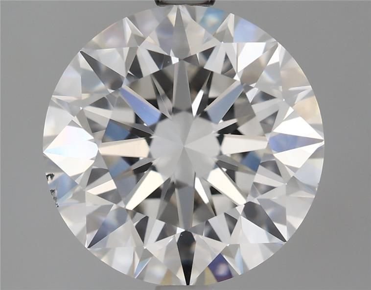 3.09ct F SI1 Excellent Cut Round Lab Grown Diamond