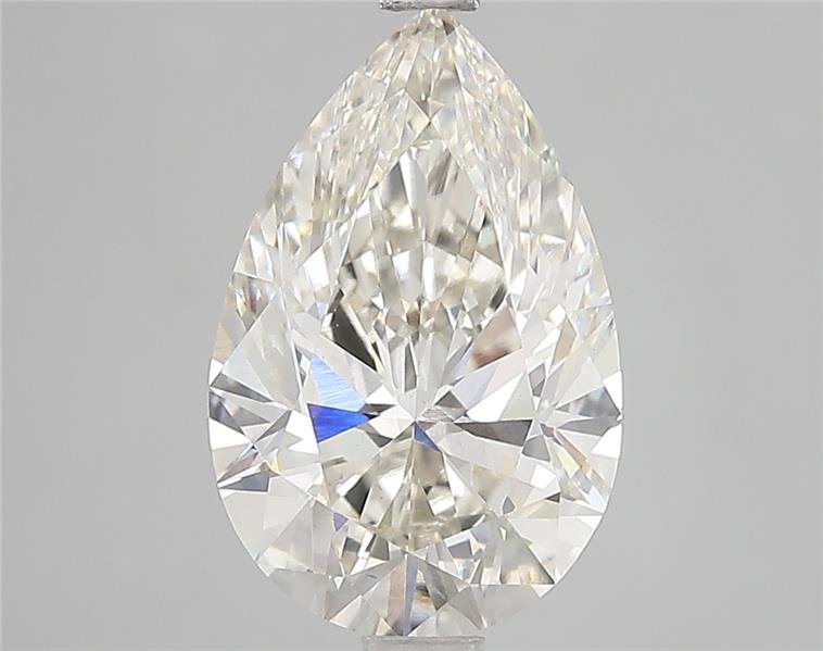 3.11ct H VS1 Rare Carat Ideal Cut Pear Lab Grown Diamond