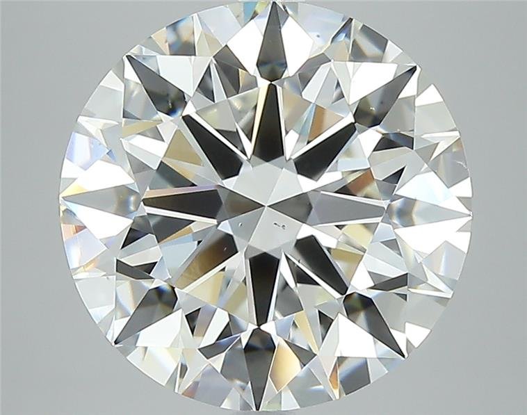 5.51ct I VS2 Rare Carat Ideal Cut Round Diamond