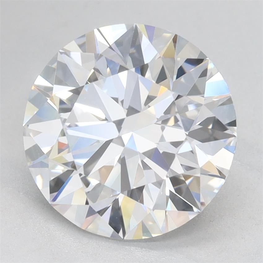 2.46ct D IF Rare Carat Ideal Cut Round Lab Grown Diamond