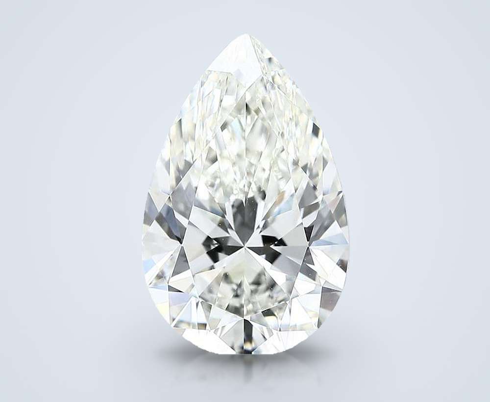 7.08 Carat Pear Lab Diamond
