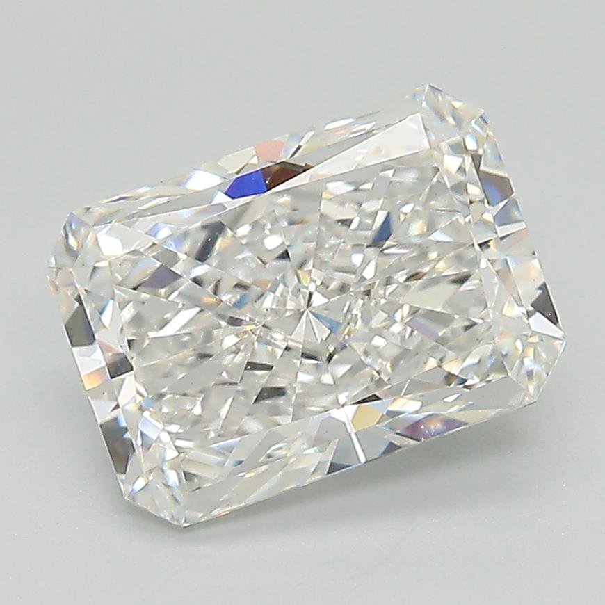 2.59ct F VS2 Rare Carat Ideal Cut Radiant Lab Grown Diamond