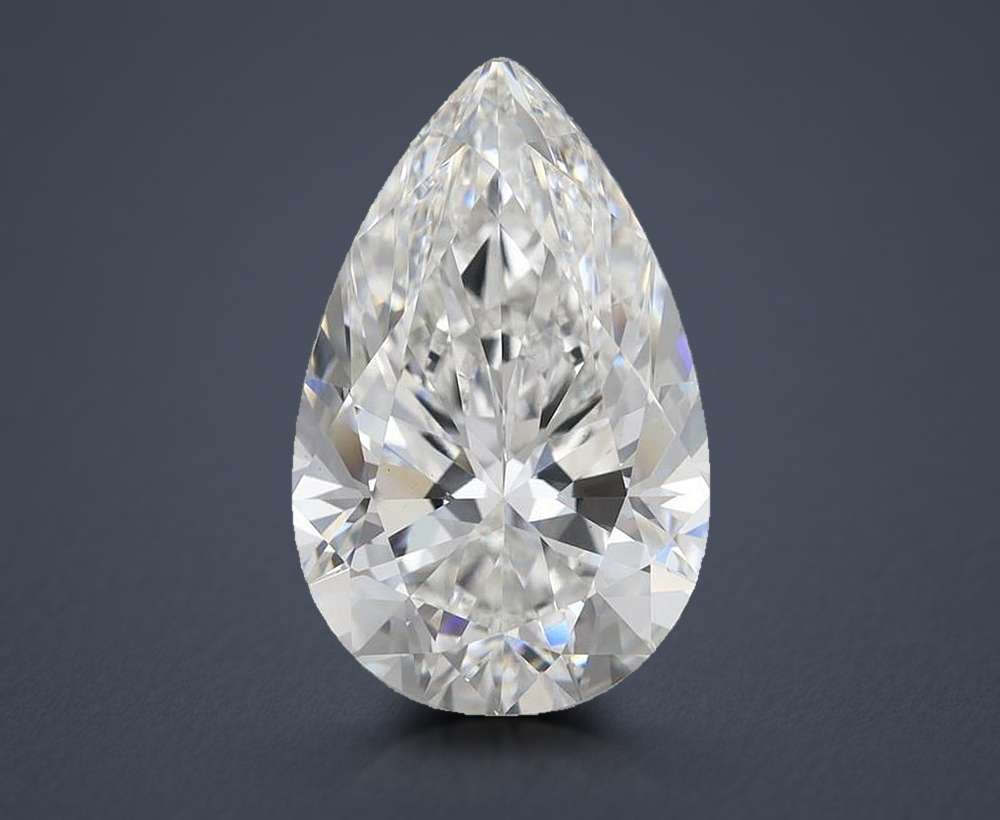 6.28 Carat Pear Lab Diamond