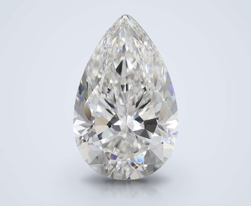 6.28 Carat Pear Lab Diamond