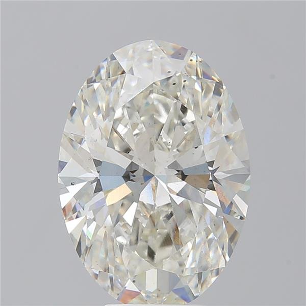 6.36ct I VS2 Rare Carat Ideal Cut Oval Lab Grown Diamond