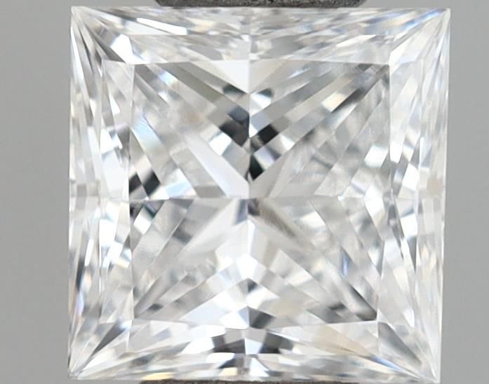 0.84ct D VVS2 Very Good Cut Princess Lab Grown Diamond