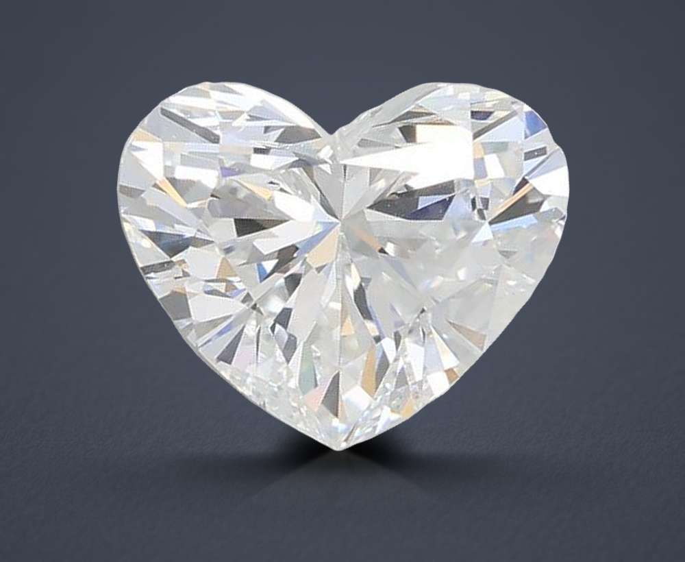 1.55 Carat Heart Lab Diamond