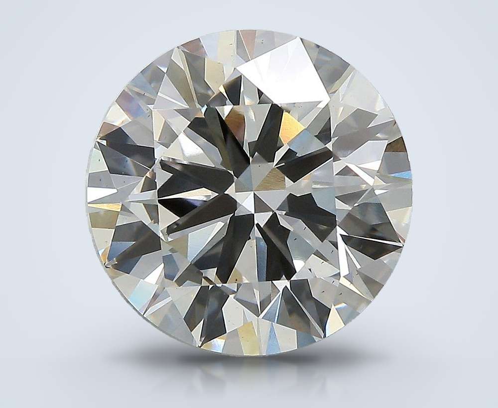 6.74 Carat Round Lab Diamond