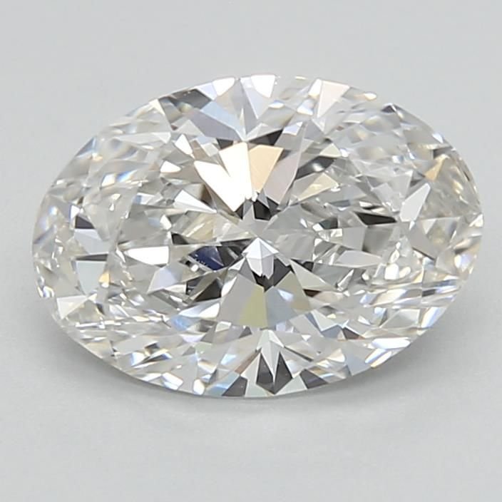 1.78ct F VVS2 Rare Carat Ideal Cut Oval Lab Grown Diamond