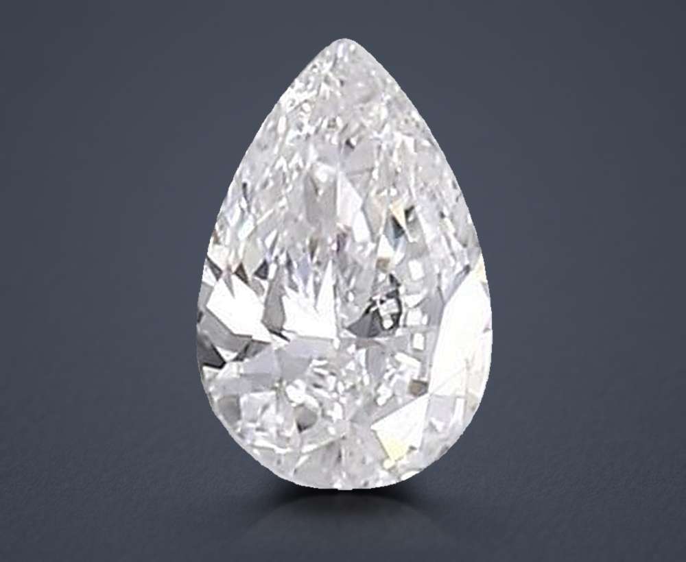 0.32 Carat Pear Lab Diamond
