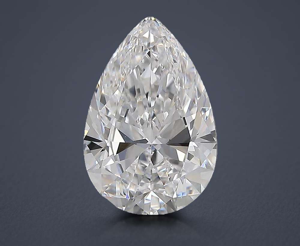 2.00 Carat Pear Lab Diamond